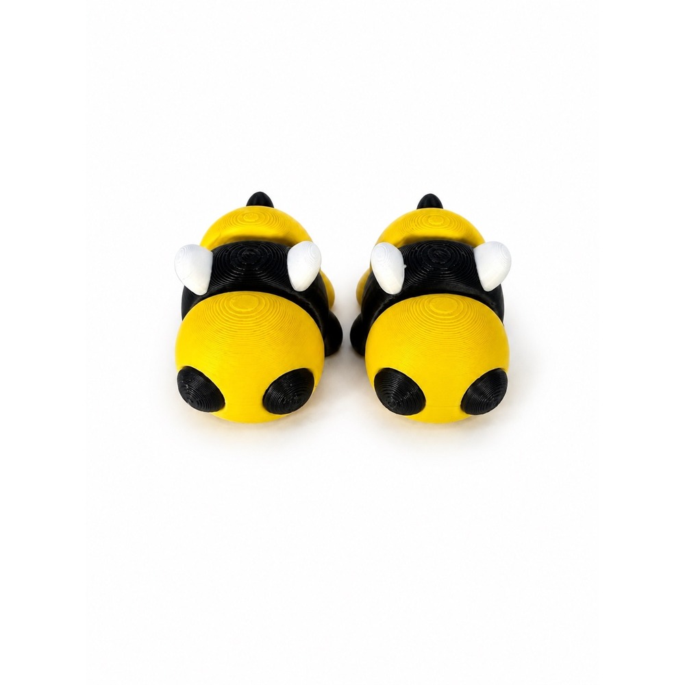 3D Printed Bumblebee Set 2 Unisex OS Yellow New Articulated Decor